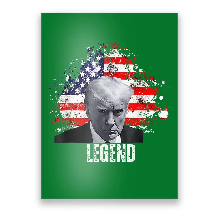 Donald Trump Legend Mug Shot Poster