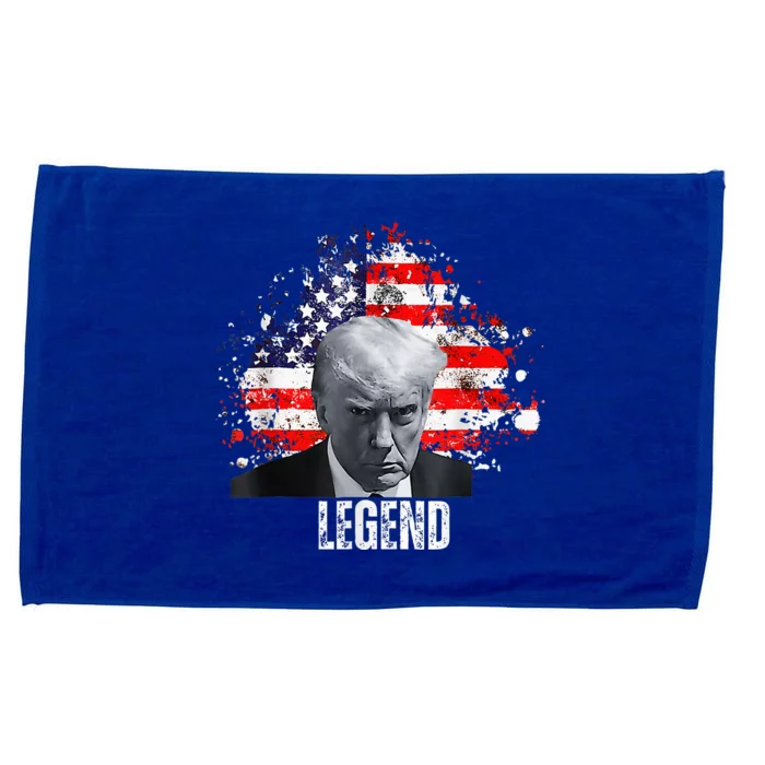 Donald Trump Legend Mug Shot Microfiber Hand Towel