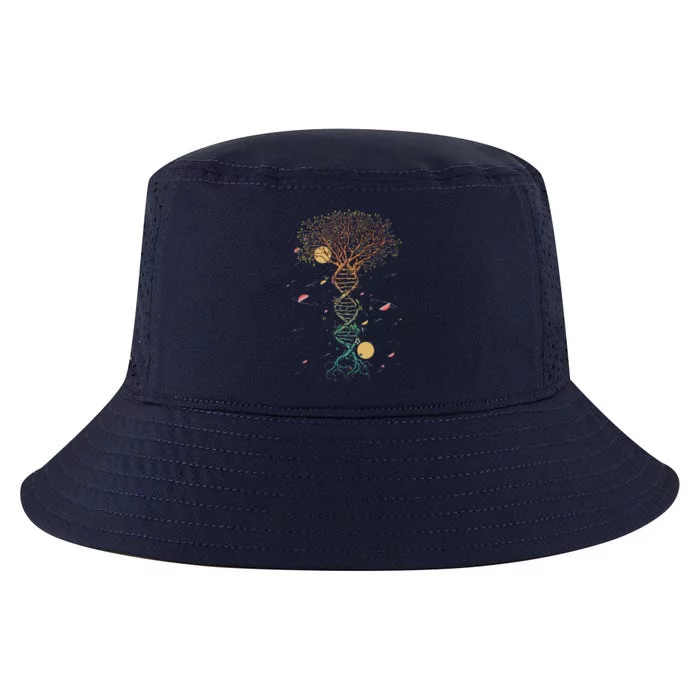 DNA Tree Life Genetics Biologist Science Earth Day Teachers Cool Comfort Performance Bucket Hat