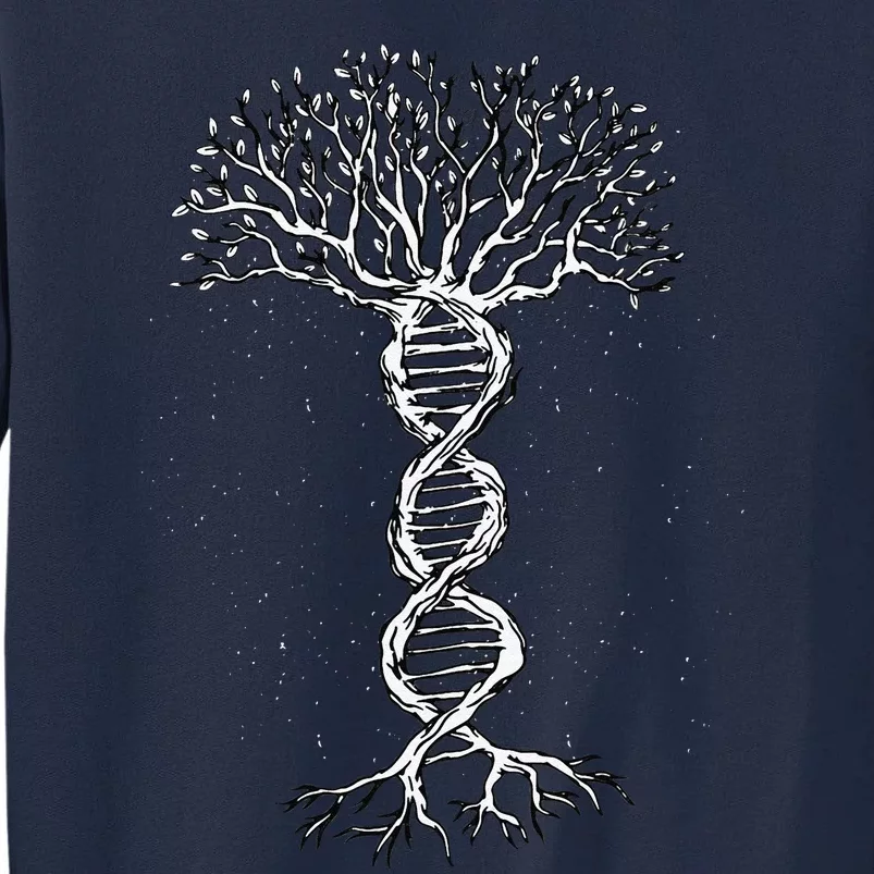 DNA Tree Life Genetics Biologist Science Earth Day Tall Sweatshirt