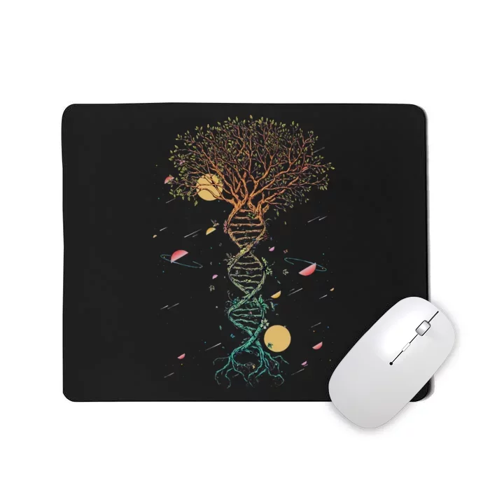 DNA Tree Life Biology Environment Science Genetics Earth Day Mousepad