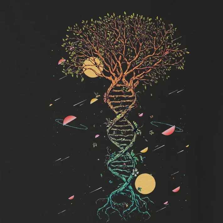 DNA Tree Life Biology Environment Science Genetics Earth Day Toddler Long Sleeve Shirt