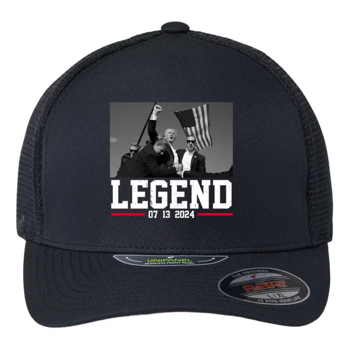 Donald Trump Legend 07/13/2024 Rally Pennsylvania Flexfit Unipanel Trucker Cap