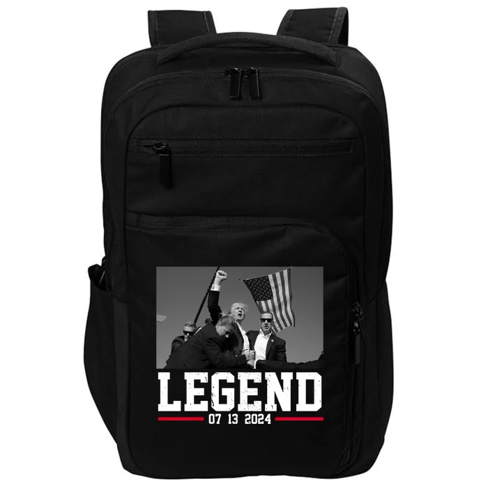 Donald Trump Legend 07/13/2024 Rally Pennsylvania Impact Tech Backpack