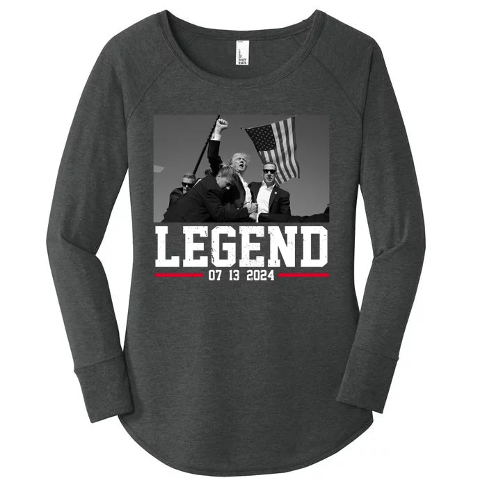 Donald Trump Legend 07/13/2024 Rally Pennsylvania Women's Perfect Tri Tunic Long Sleeve Shirt