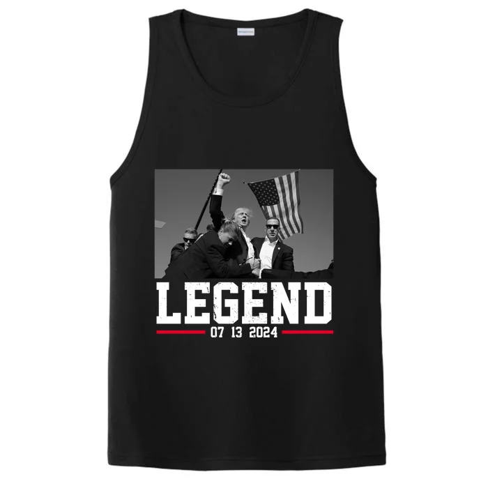 Donald Trump Legend 07/13/2024 Rally Pennsylvania Performance Tank