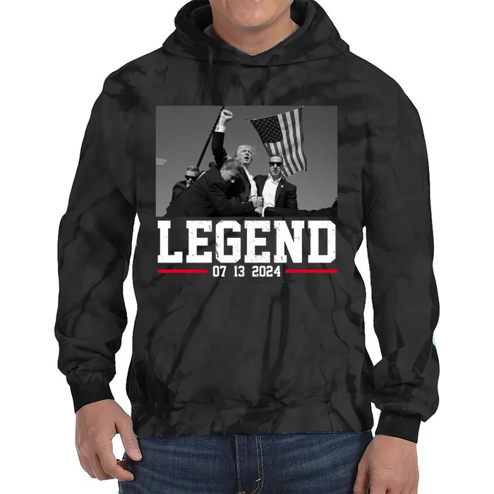 Donald Trump Legend 07/13/2024 Rally Pennsylvania Tie Dye Hoodie