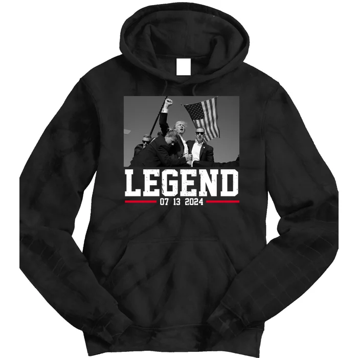 Donald Trump Legend 07/13/2024 Rally Pennsylvania Tie Dye Hoodie