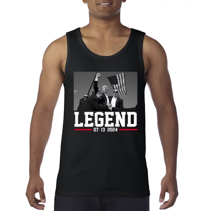 Donald Trump Legend 07/13/2024 Rally Pennsylvania Tank Top