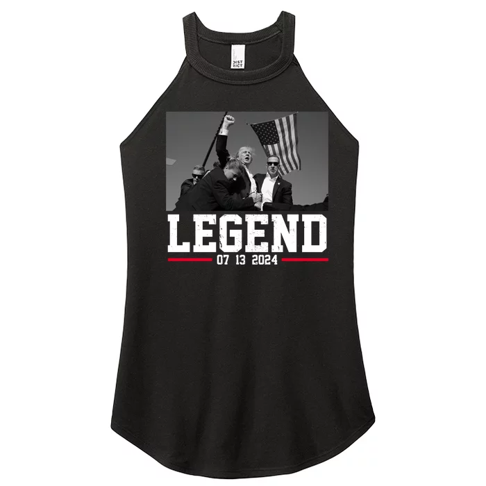 Donald Trump Legend 07/13/2024 Rally Pennsylvania Women’s Perfect Tri Rocker Tank