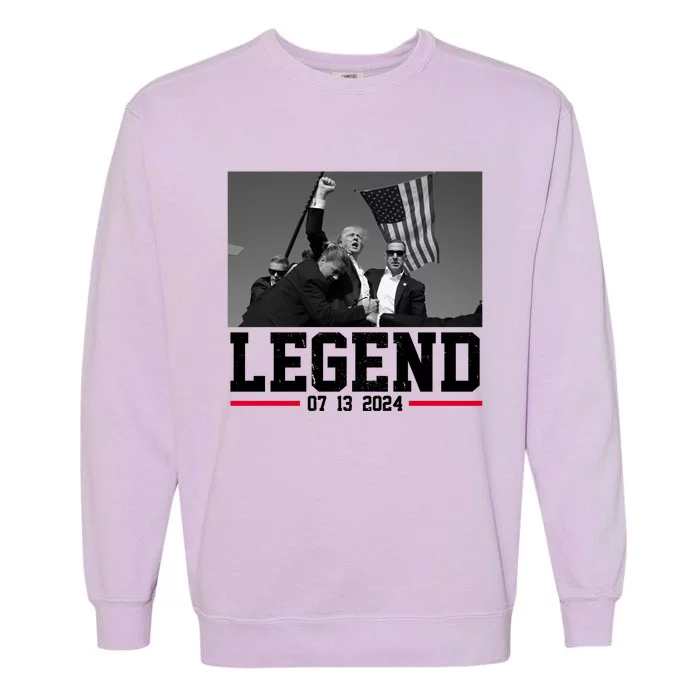 Donald Trump Legend 07/13/2024 Rally Pennsylvania Garment-Dyed Sweatshirt