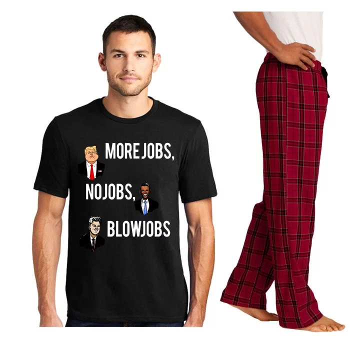 Donald Trump More Jobs Obama No Jobs Bill Clinton Blow Jobs Pajama Set