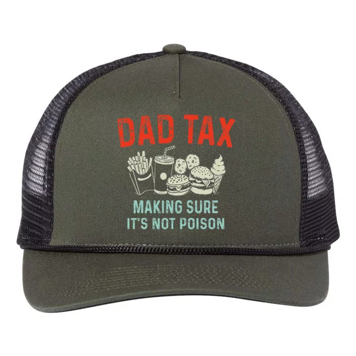 Dad Tax Making Sure Retro Rope Trucker Hat Cap