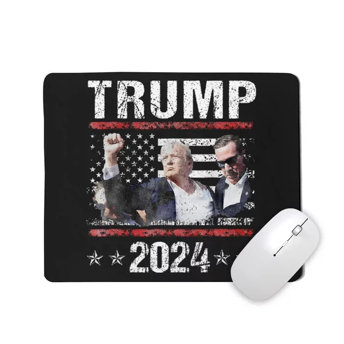 Donald Trump 2024 Take America Back Election (On Back) Mousepad