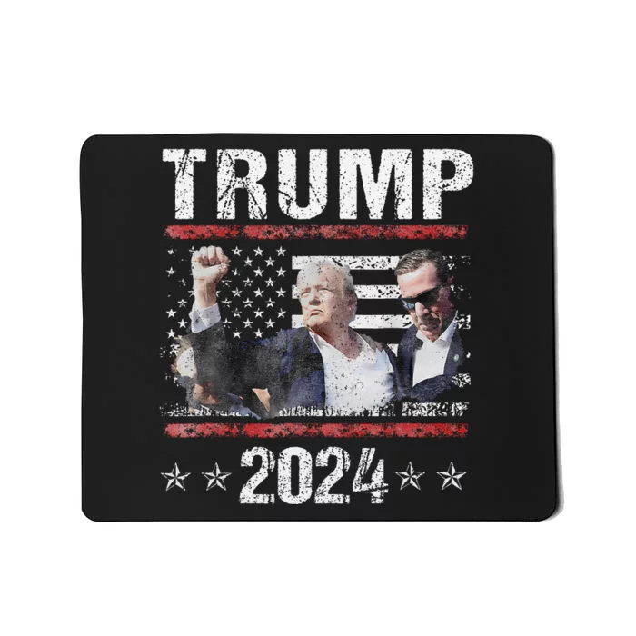 Donald Trump 2024 Take America Back Election (On Back) Mousepad