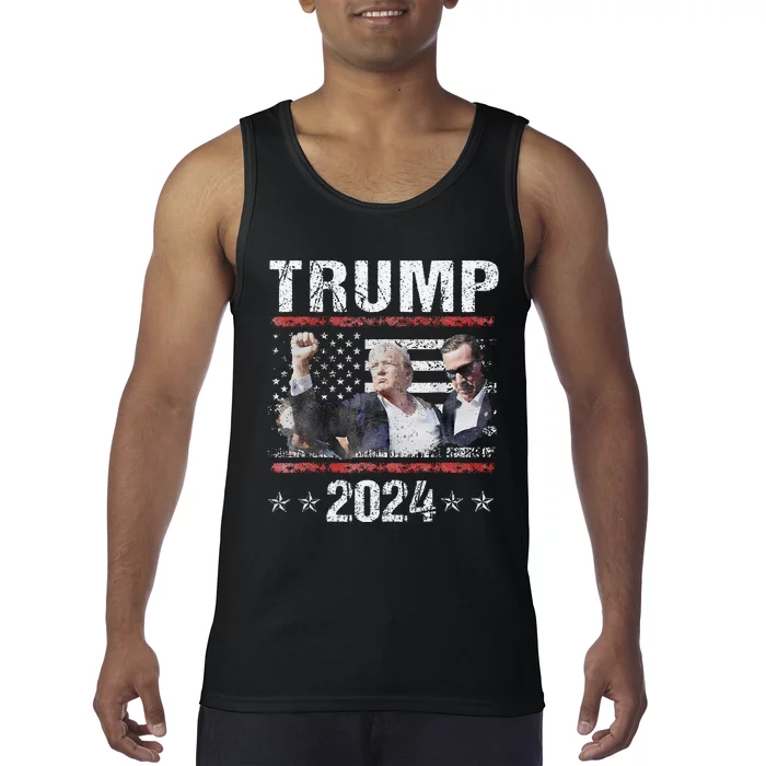 Donald Trump 2024 Take America Back Election (On Back) Tank Top