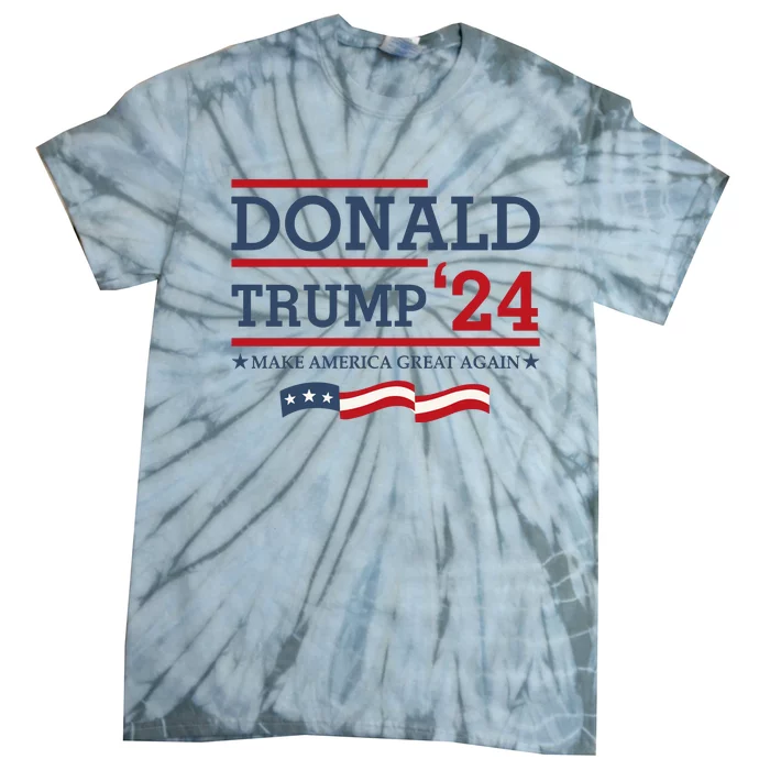 Donald Trump Make America Great Again Bright Tie-Dye T-Shirt