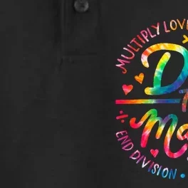 Do The Math Multiply Love Add Hope Math Teacher Tie Dye Dry Zone Grid Performance Polo