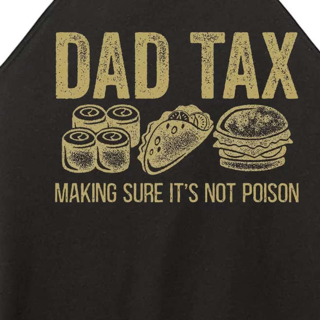 Dad Tax Making Sure ItS Not P.O.I.S.O.N Women’s Perfect Tri Rocker Tank