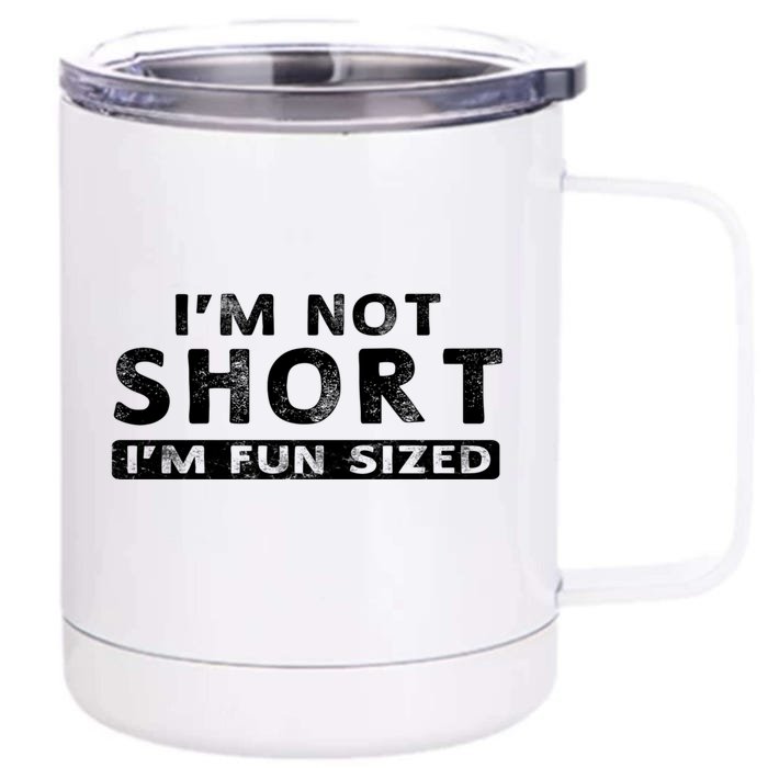 DonT Touch Me Funny Humor Introverted Sarcasm Front & Back 12oz Stainless Steel Tumbler Cup