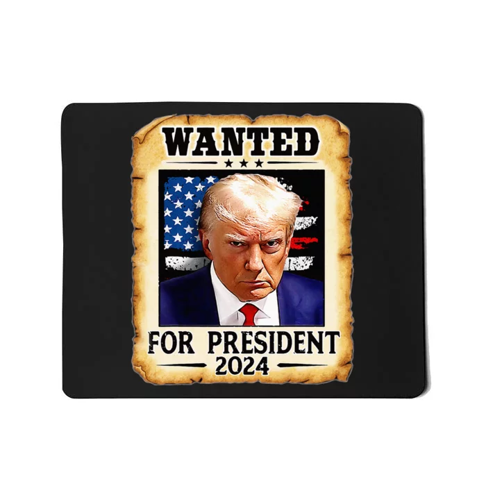 Donald Trump Mug Shot Wanted For U S President 2024 Mousepad