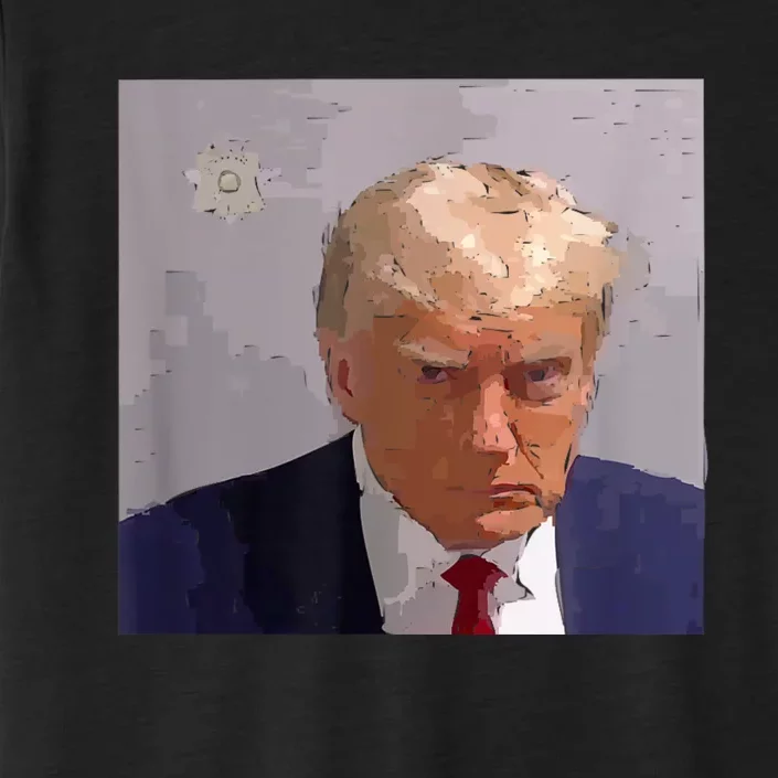 Donald Trump Mug Shot Illustration ChromaSoft Performance T-Shirt