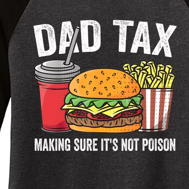 Dad Tax Making Sure ItS Not Fathers Day Dad Joke Women's Tri-Blend 3/4-Sleeve Raglan Shirt