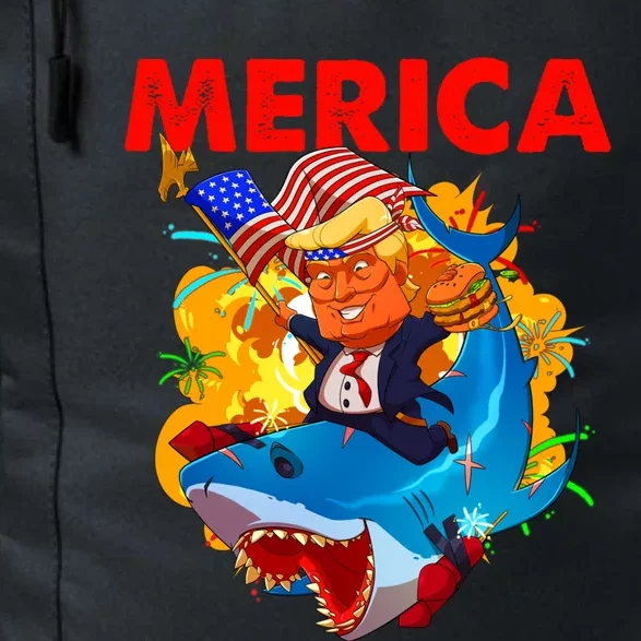 Donald Trump Merica American Flag Murica Gift Daily Commute Backpack