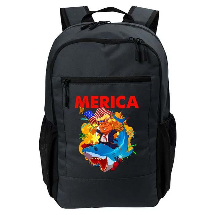 Donald Trump Merica American Flag Murica Gift Daily Commute Backpack