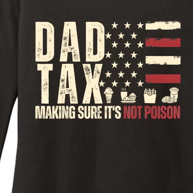 Dad Tax Making Sure Its Not Usa Flag Daddy Tax Womens CVC Long Sleeve Shirt