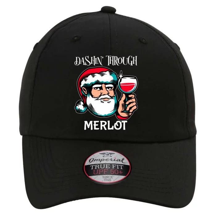 Dashin Through Merlot Christmas Santa Wine Gift The Original Performance Cap