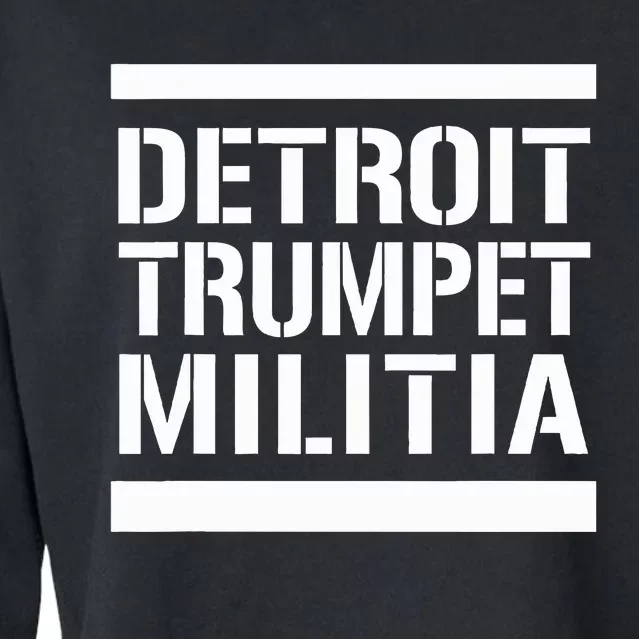 Detroit Trumpet Militia Cropped Pullover Crew