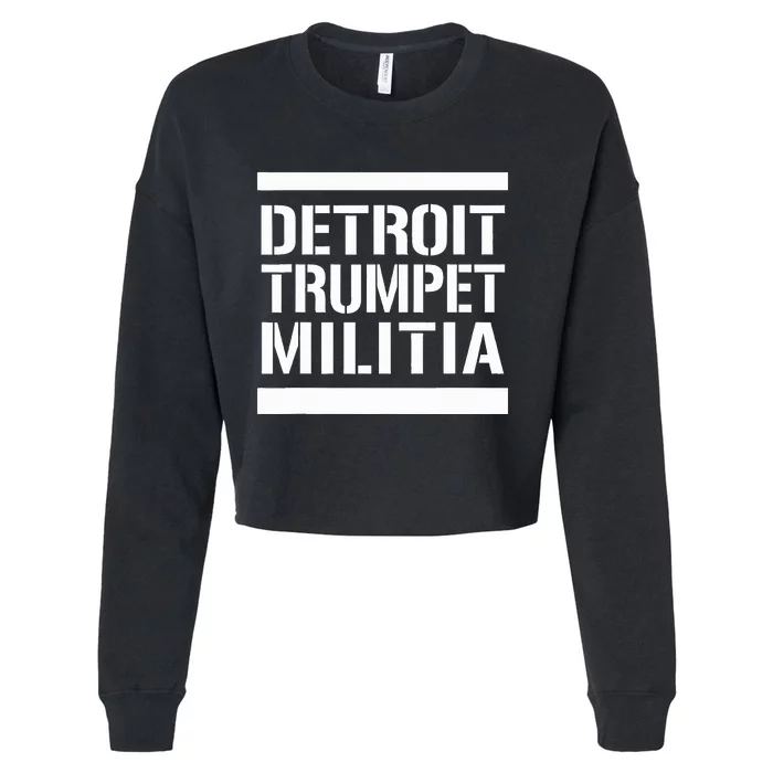 Detroit Trumpet Militia Cropped Pullover Crew