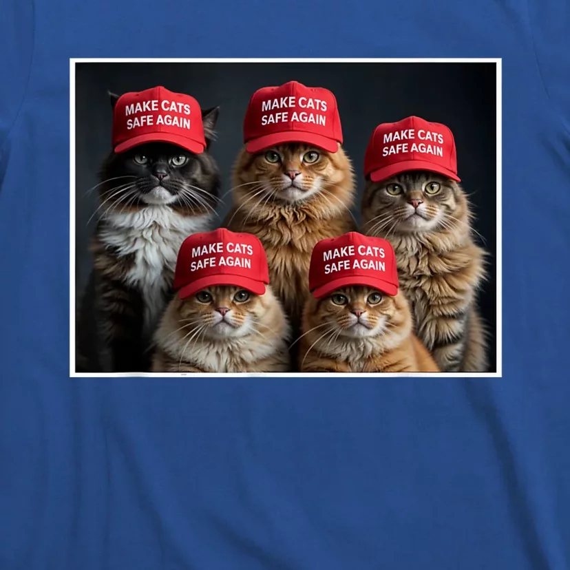 Donald Trump Make Cats Safe Again Red Hat 2024 Debate Funny T-Shirt