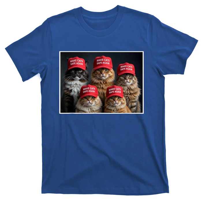 Donald Trump Make Cats Safe Again Red Hat 2024 Debate Funny T-Shirt