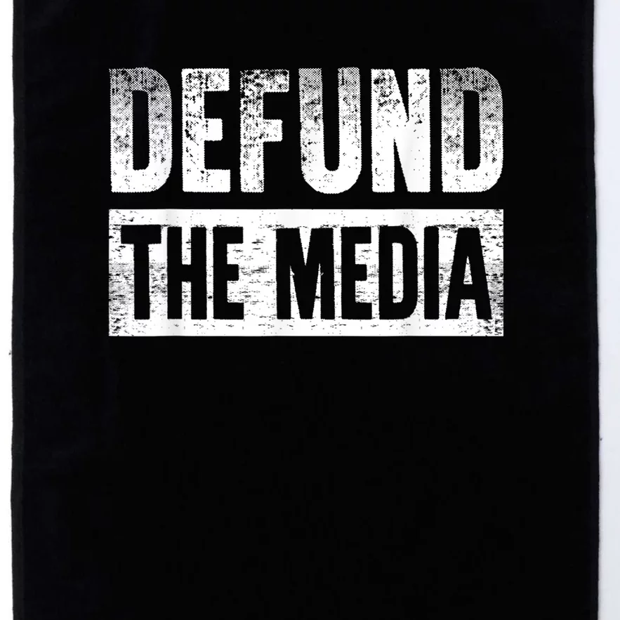 Defund The Media Platinum Collection Golf Towel