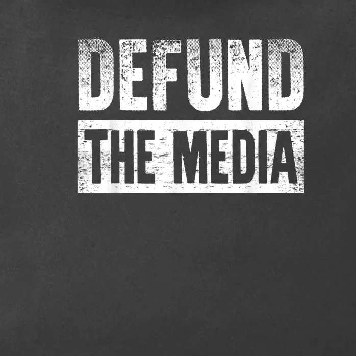 Defund The Media Zip Tote Bag