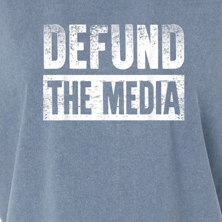 Defund The Media Garment-Dyed Women's Muscle Tee