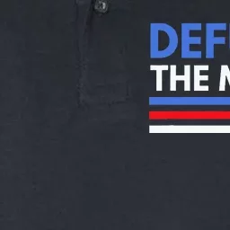 Defund The Media Funny Media Election Humor Softstyle Adult Sport Polo