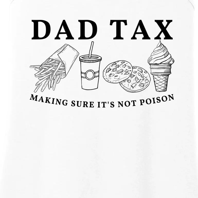 Dad Tax Making Sure Its Not P.O.I.S.O.N Ladies Essential Tank