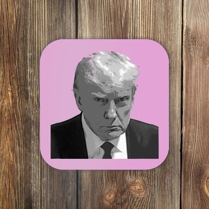 DONALD TRUMP MUG SHOT Coaster