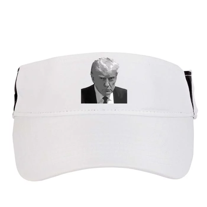 DONALD TRUMP MUG SHOT Adult Drive Performance Visor