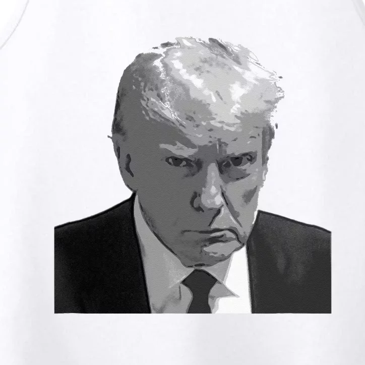 DONALD TRUMP MUG SHOT Performance Tank