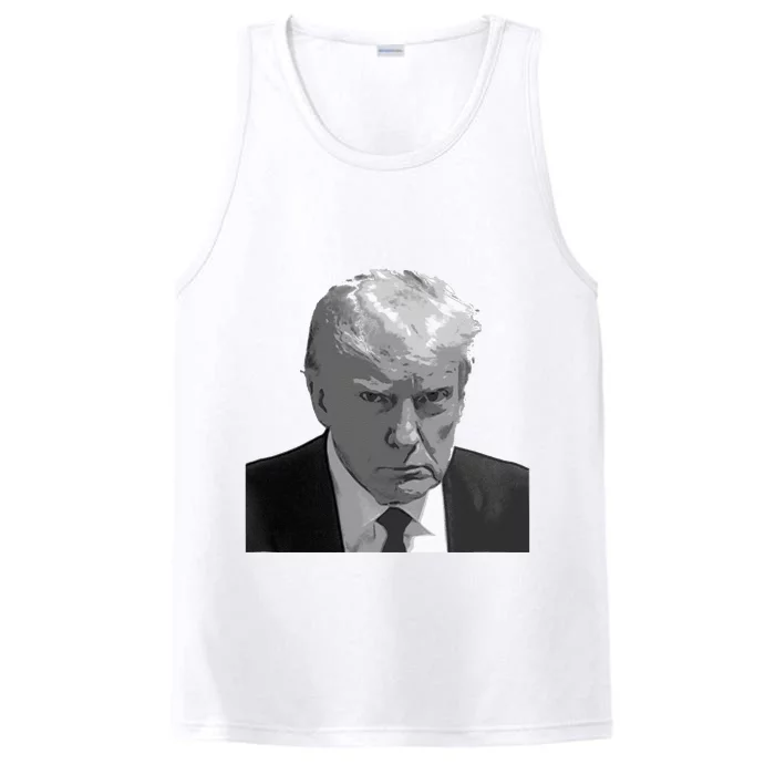 DONALD TRUMP MUG SHOT Performance Tank