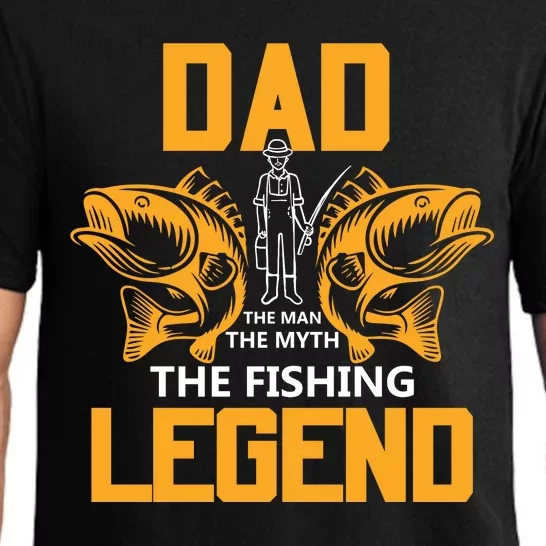 Dad The Man Myth The Fishing Legend Pajama Set