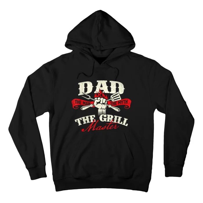 Dad The Man The Myth The Grill Master Grill Bbq Lover Hoodie