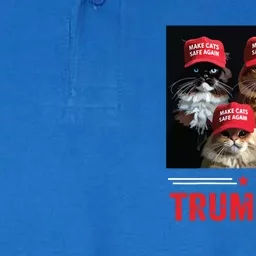 Donald Trump Make Cats Safe Again Trump 2024 Softstyle Adult Sport Polo