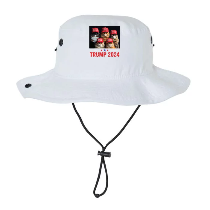 Donald Trump Make Cats Safe Again Trump 2024 Legacy Cool Fit Booney Bucket Hat