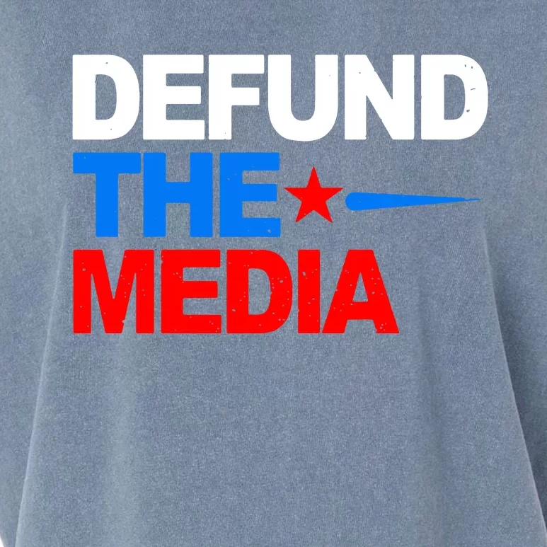 Defund The Media Garment-Dyed Women's Muscle Tee