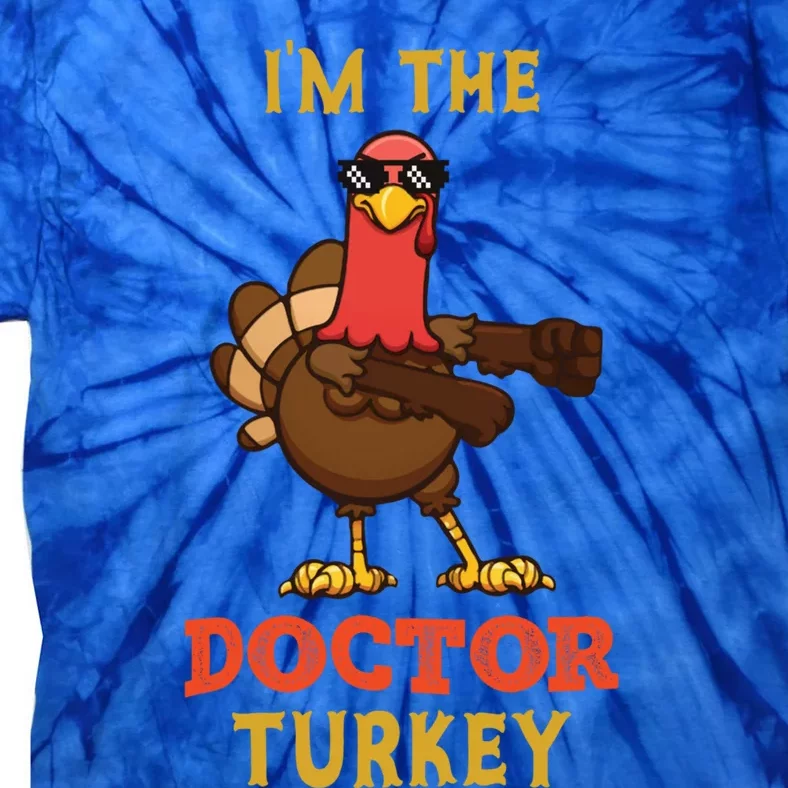 Doctor Turkey Matching Family Group Thanksgiving Funny Gift Tie-Dye T-Shirt